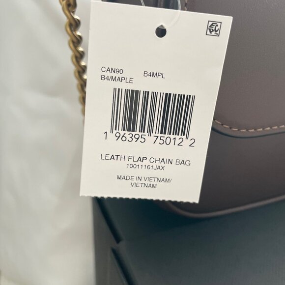 Coach Brook Flap Chain Bag - BAG ONLY - Picture 4 of 10